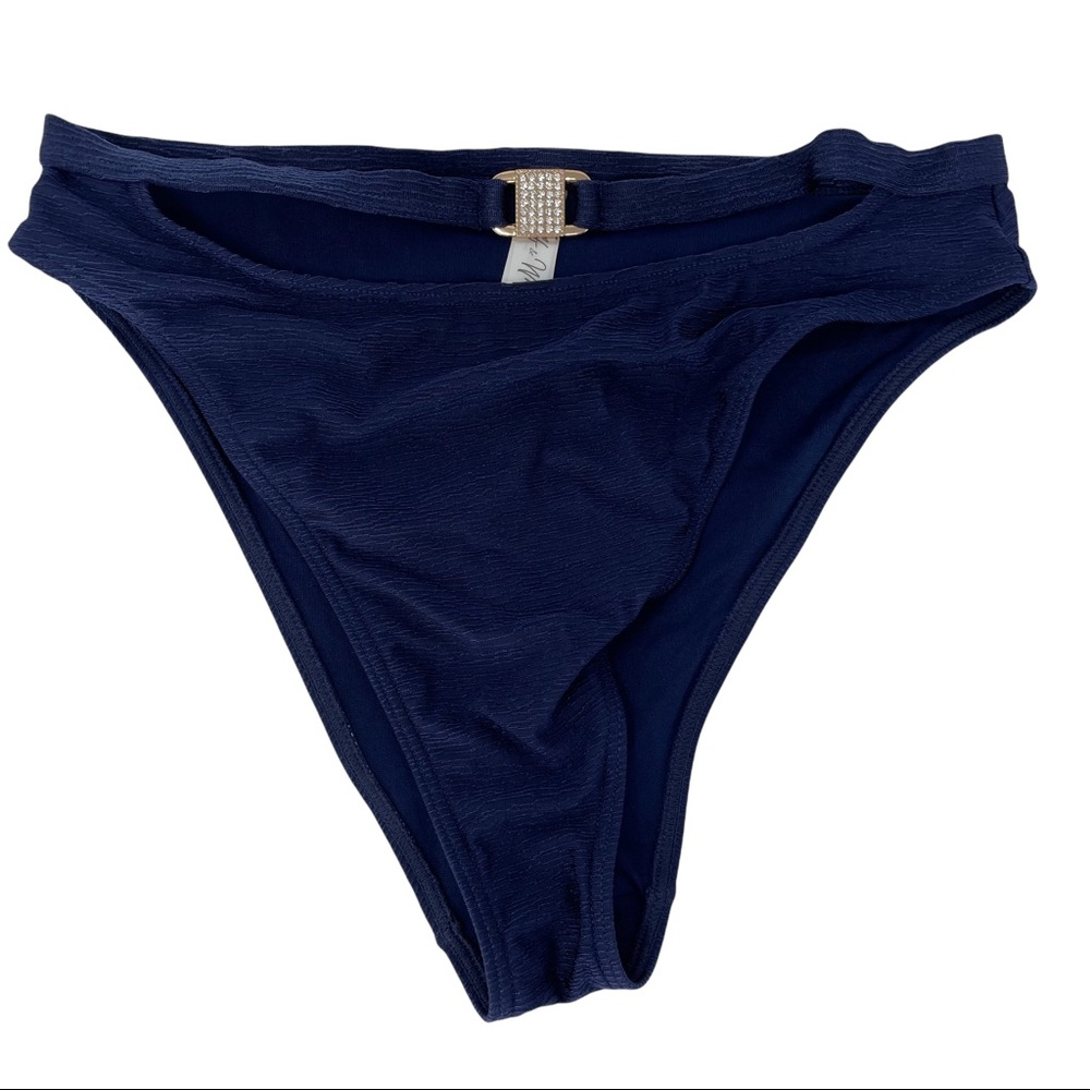 ASOS Wolf & Whistle Eco High Leg Buckle Bikini Bottom NWOT